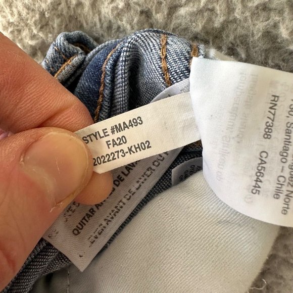 Madewell Jeans Women's 32 Blue 10" High Rise Roadtripper Tapered Breathable - Picture 12 of 16